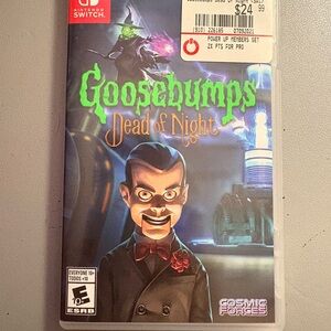 Nintendo Switch Goosebumps Dead of Night - Black and Green